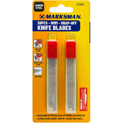 Marksman Snap-Off Replacement Cutter Blades 20pc