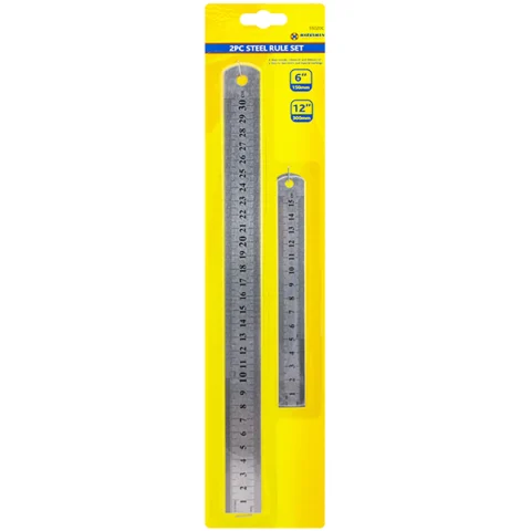 Marksman Steel Rule Set 2pc