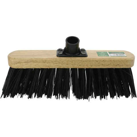 Marksman Stiff Black PVC Broom Head 11.5"