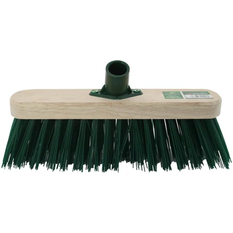 Marksman Stiff Green PVC Broom Head 12"