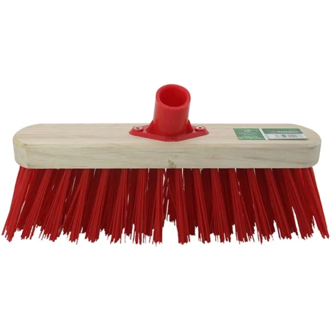 Marksman Stiff Red PVC Broom Head 12"