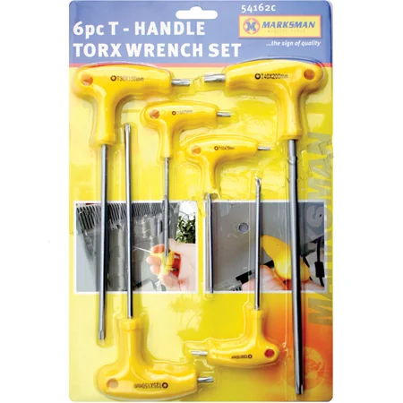 Marksman T-Handle Torx Wrench Set 6pc