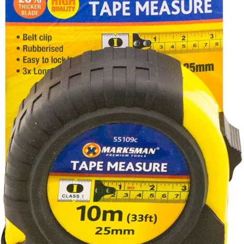 Marksman Tape Measure 10m