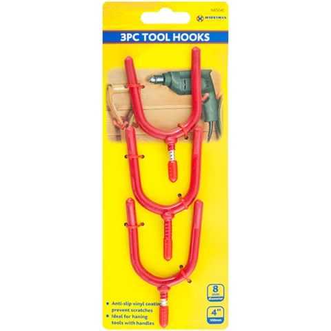 Marksman Tool Hooks 4" Set 3pc