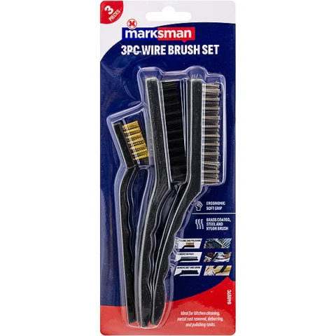 Marksman Wire Brush Set 3pc