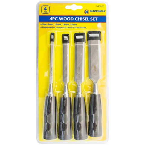 Marksman Wood Chisel Set 4pc