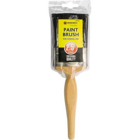 Marksman Wooden Handle Paint Brush 2.5"