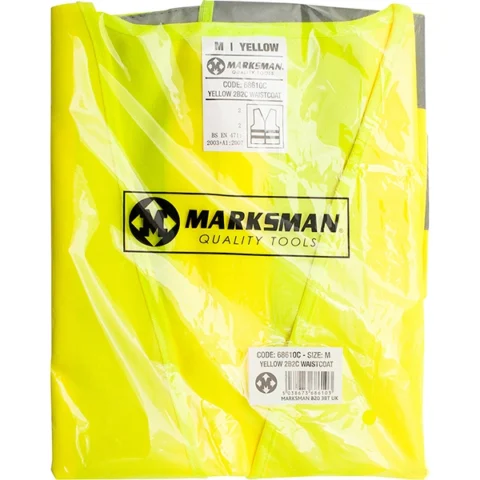 Marksman Yellow Hi-Vis Waistcoat Medium