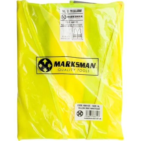 Marksman Yellow Hi-Vis Waistcoat Xl