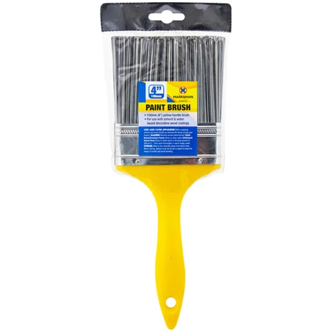Marksman Yellow Paint Brush 4"