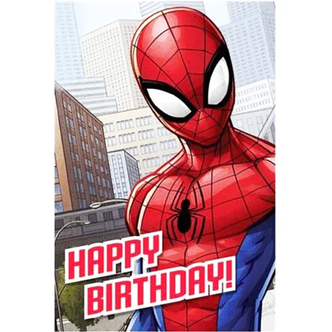 Marvel Spider-Man Birthday Card