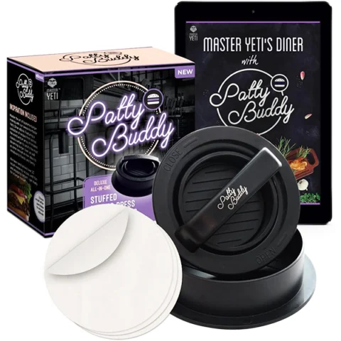 Master Yeti Patty Buddy Stuffed Burger Press Set 6pc