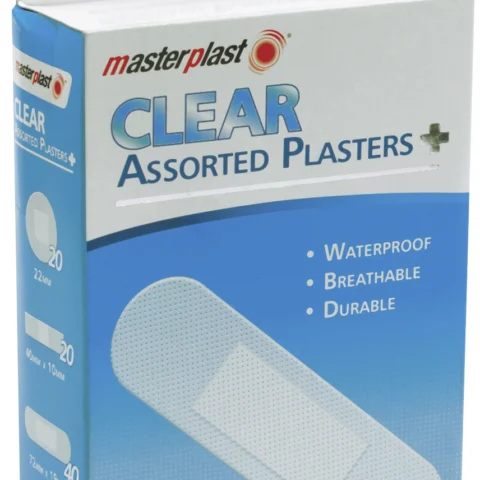 Masterplast Clear Assorted Plasters 100 Pack