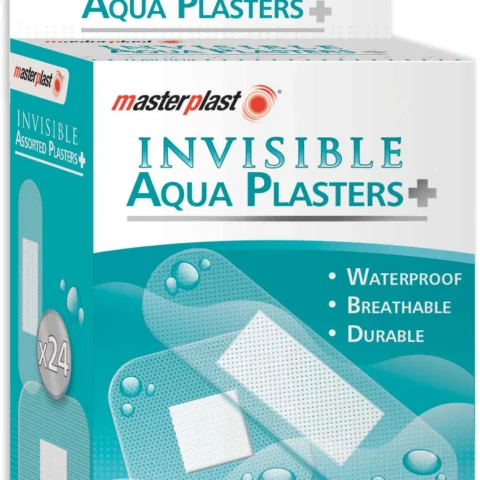 Masterplast Invisible Aqua Plasters Assorted 24 Pack