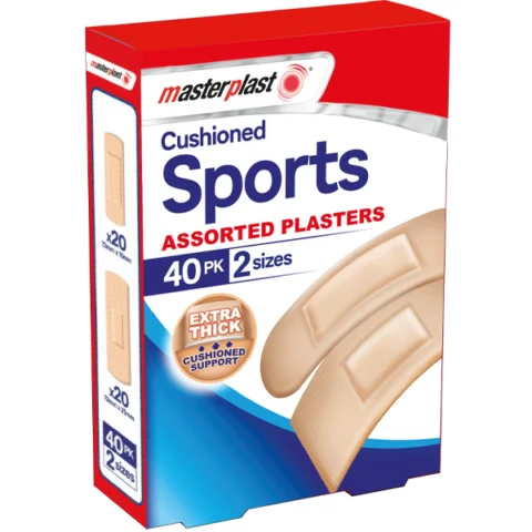 Masterplast Sport Plasters Assorted 40 Pack