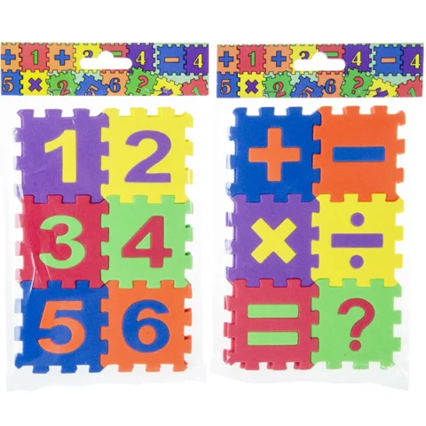 Maths Calculation Puzzle Game 24pc 2 Sheet Assorted