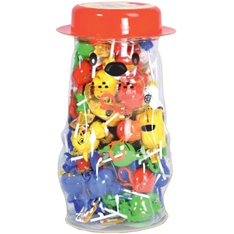 McRino Assorted Lollipop Toy Jar EXPIRED
