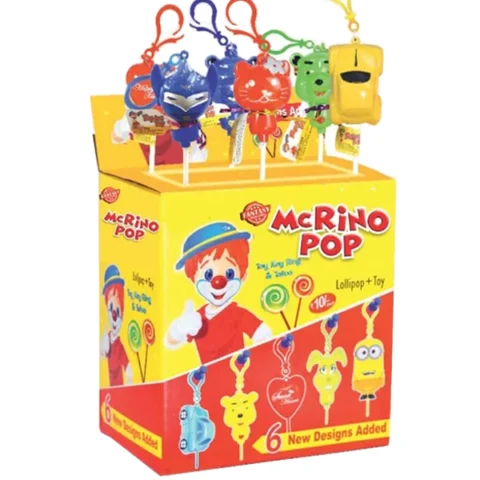 McRino Assorted Lollipop Toys 24pc EXPIRED