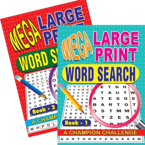 Mega Large Print Word Search Assorted