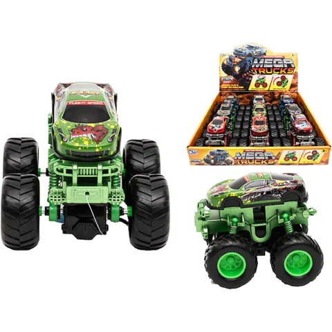 Mega Trucks Friction Power Die-Cast Monster Trucks Assorted