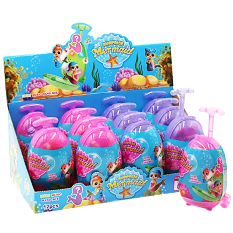 Mermaid Dolls & Accessories In Suitcase Light & Sound Assorted 12pc