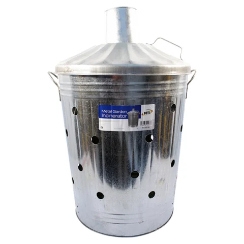 Metal Iron Garden Incinerator Medium