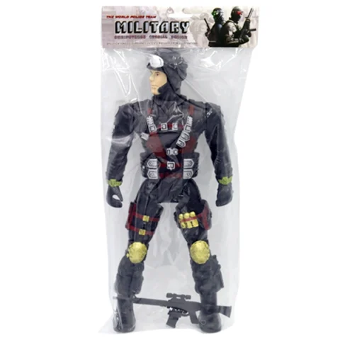 Military Fighter Action Figure 36cm & Assault Rifle