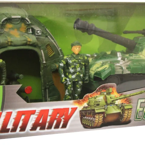 Military Series Tank And Tent Play Set