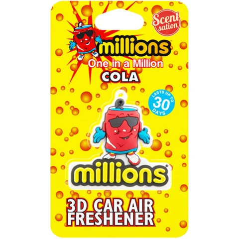 Millions Cola 3D Car Air Freshener