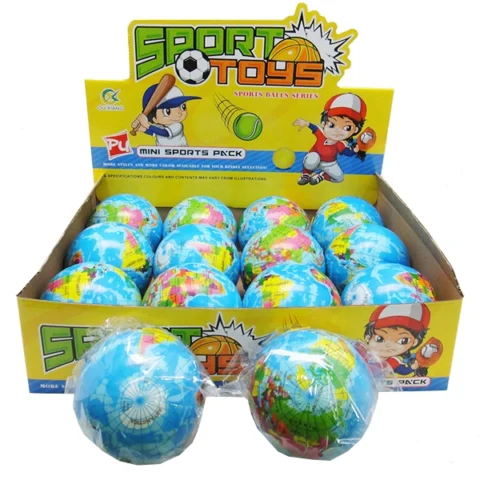 Mini Globe Soft Squish Sports Balls