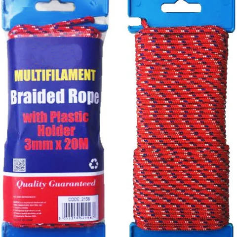 Multi-Filament Braded Rope On Hanging Holder