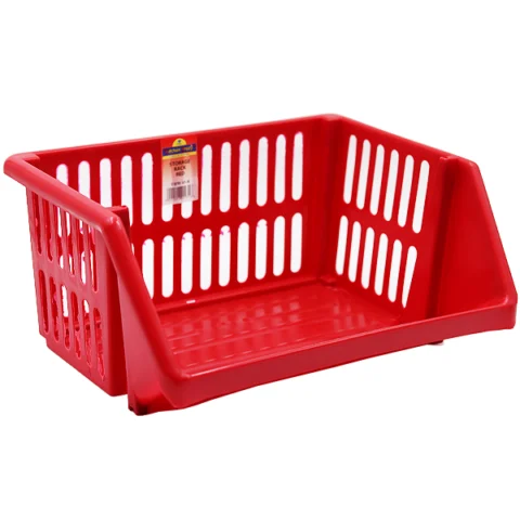 Multipurpose Stackable Storage Rack Glitter Red