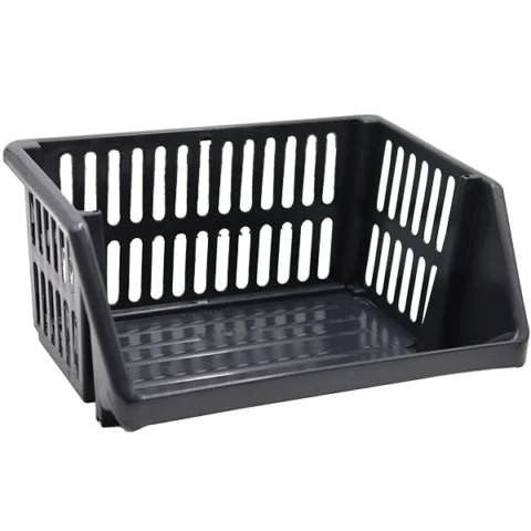 Multipurpose Stackable Storage Rack Graphite