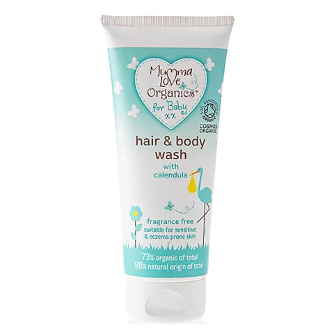 Mumma Love Organics Baby Hair & Body Wash With Calendula 200ml