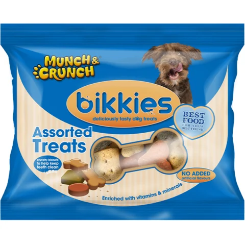 Munch & Crunch Assorted Treats Bikkies 350g