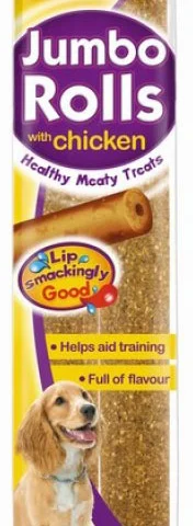 Munch & Crunch Chicken Jumbo Rolls Dog Treats 2 Pack