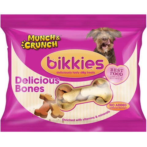 Munch & Crunch Delicious Bones Bikkies 350g