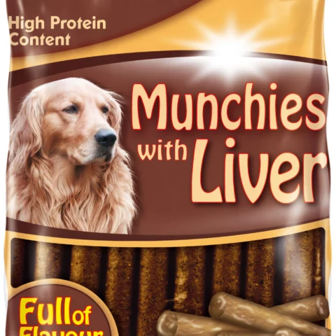 Munch & Crunch Munchies With Liver 250g