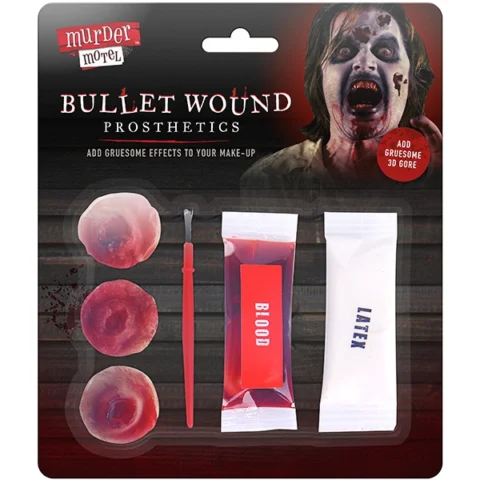 Murder Motel Bullet Wound Prosthetics