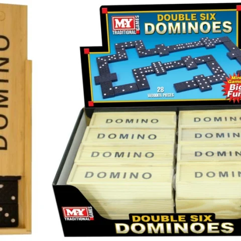 MY Dominoes In Wood Box