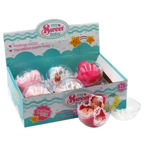 My Sweet Baby 6" Baby Dolls In Pods 6pc Assorted