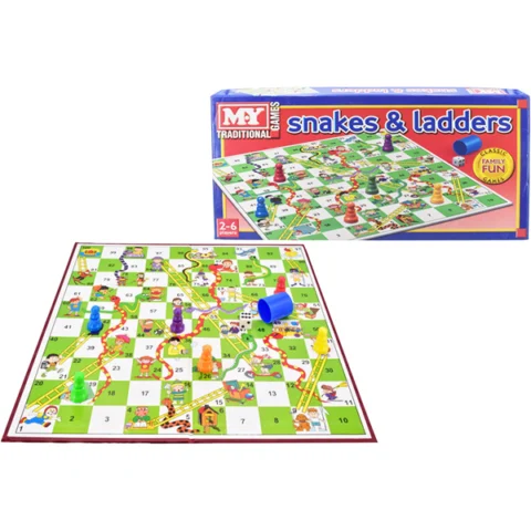 MY Traditional Snakes & Ladders Game Set