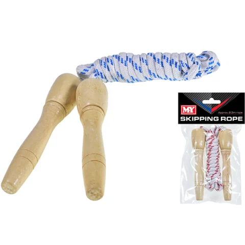MY Wooden Handle Skipping Rope 2.3m