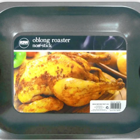 Non-Stick Oblong Large Roaster 36 X 28 X 4.5cm