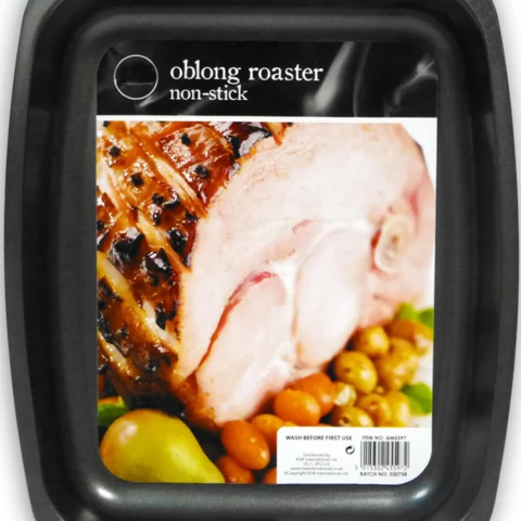 Non-Stick Oblong Roaster 33 X 25.5 X 3.5cm