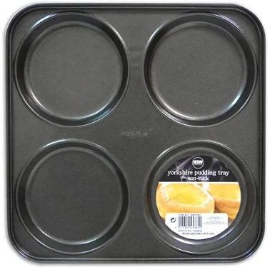 Non-Stick Yorkshire Pudding-Tray 4 Cup
