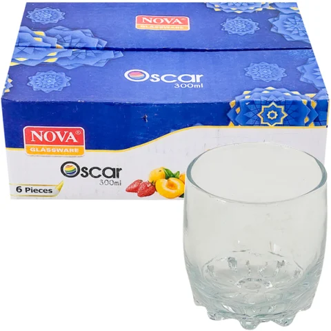 Nova Glassware Oscar Glass Tumblers 300ml 6 Pack