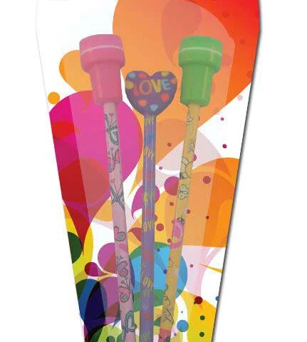 Novelty Pencils Assorted 3 Pack