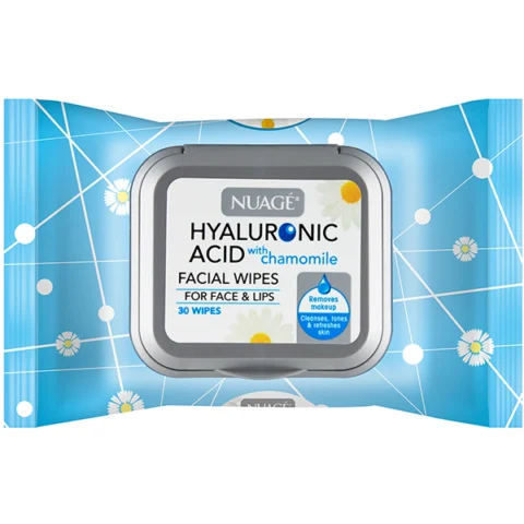 Nuage Hyaluronic Acid Facial Wipes 30 Pack
