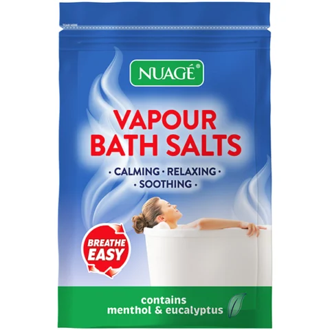 Nuage Menthol & Eucalyptus Vapour Bath Salts 450G